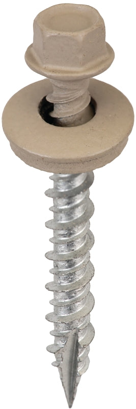 ACORN INTERNATIONAL Acorn International SW-MW15TP250 Screw, High-Low, Twin Lead Thread, Hex Drive, Self-Tapping, Type 17 Point, Taupe HARDWARE & FARM SUPPLIES ACORN INTERNATIONAL