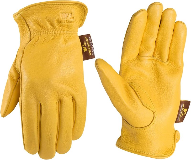 WELLS LAMONT Wells Lamont 962-M Gloves, Men's, M, Keystone Thumb, Deerskin Leather, Gold/Yellow CLOTHING, FOOTWEAR & SAFETY GEAR WELLS LAMONT