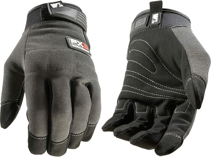 WELLS LAMONT Wells Lamont FX3 7850L All-Purpose Work Gloves, Men's, L, Adjustable Cuff, Neoprene/Spandex/Synthetic Leather CLEANING & JANITORIAL SUPPLIES WELLS LAMONT