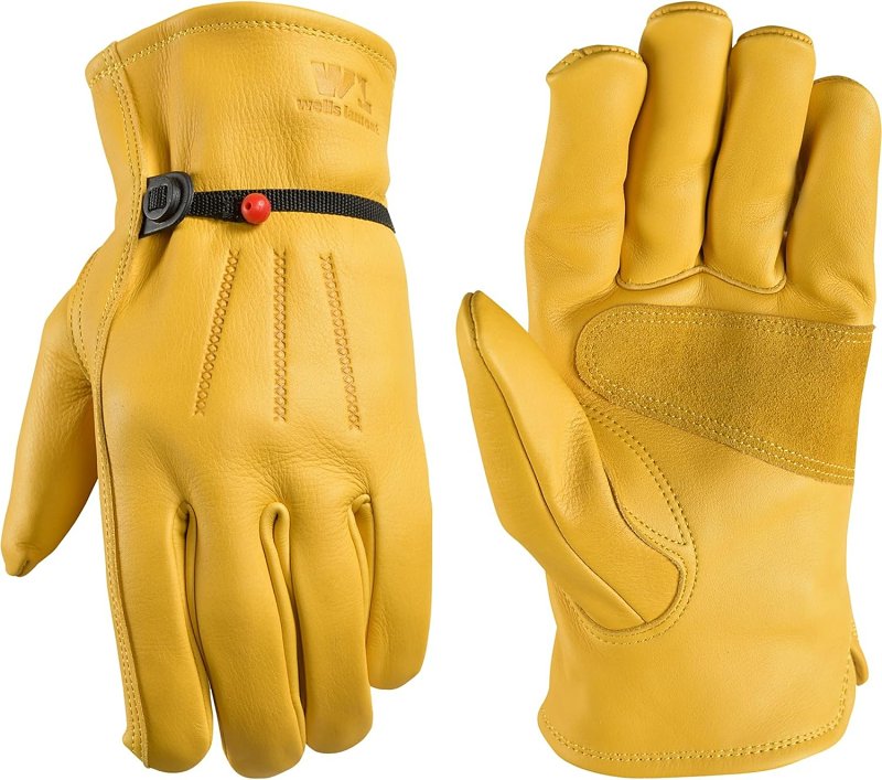 WELLS LAMONT Wells Lamont 1140XX Gloves, Men's, XXL, Keystone Thumb, Ball and Tape Cuff, Leather, Brown CLOTHING, FOOTWEAR & SAFETY GEAR WELLS LAMONT