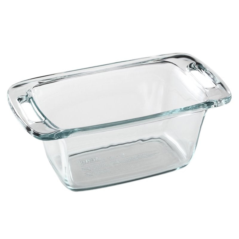 PYREX Pyrex 1085799 Loaf Pan, 11.4 in L, 6.1 in W, 3.2 in H, Glass, Dishwasher Safe: Yes HOUSEWARES PYREX