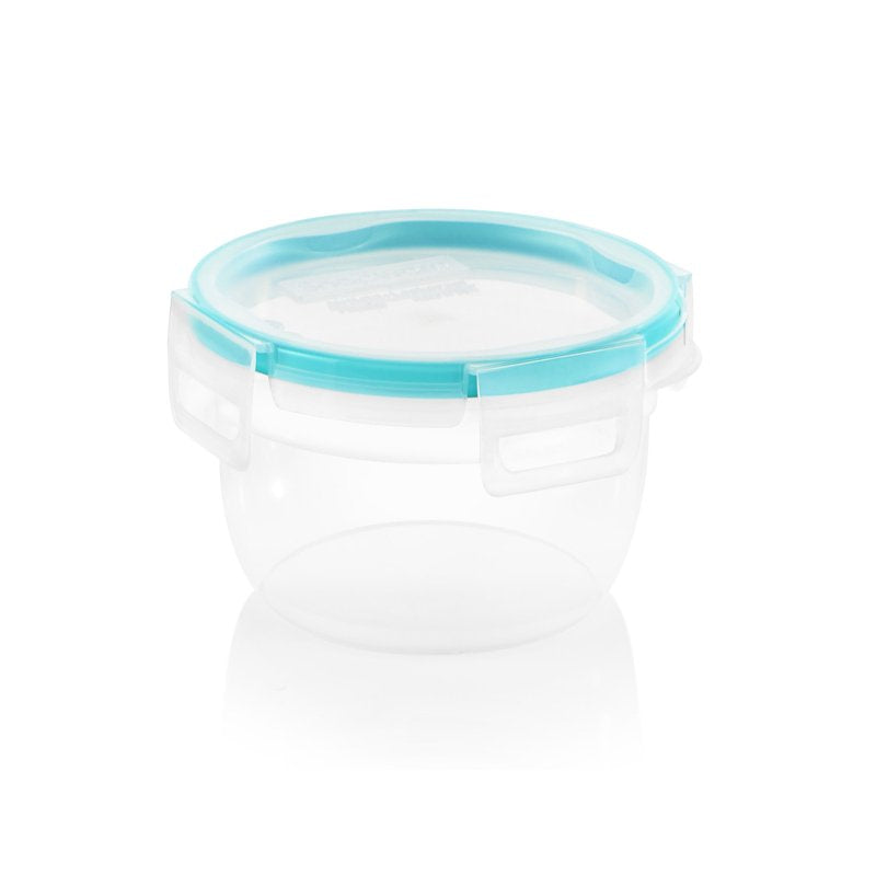 SNAPWARE Snapware 1109968 Food Container, 3.86 Cups Capacity, Plastic, Clear, 6-1/2 in Dia, 3 in H HOUSEWARES SNAPWARE