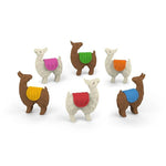LIFETIME BRANDS Fred & FRIENDS 5238776 Wine Glass Marker, Specifications: llamas Design, Rubber/Silicone, 6/PK