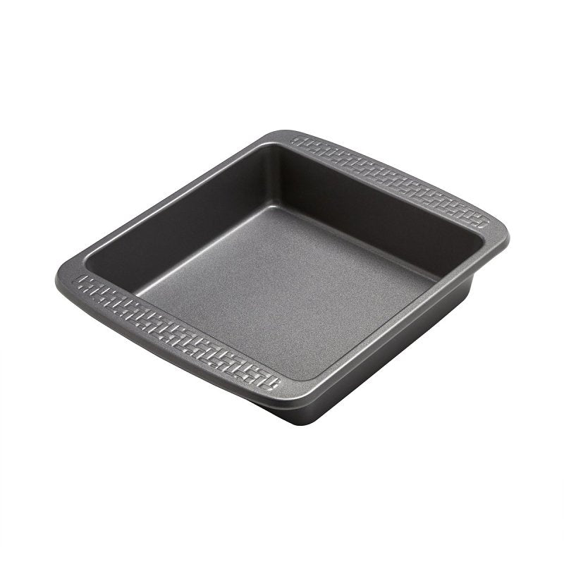 LIFETIME BRANDS chicago metallic 5296098 Cake Pan, Square, 11.8 in OAL, Carbon Steel, Non-Stick: Non-Stick