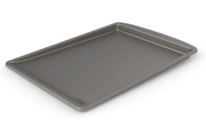 LIFETIME BRANDS chicago metallic 5297124 Cookie Pan, 19.95 in L, Carbon Steel, Gray