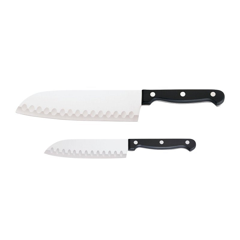 CHICAGO CUTLERY Chicago Cutlery Essentials 1094281 Santoku/Partoku Knife Set, 2-Piece, Stainless Steel HOUSEWARES CHICAGO CUTLERY