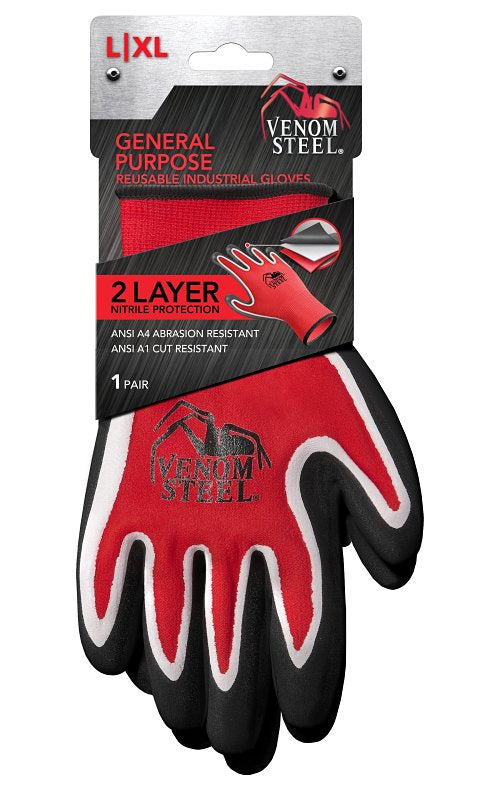 MEDLINE Medline VENGP100XLV1 Work Gloves, L/XL CLEANING & JANITORIAL SUPPLIES MEDLINE