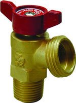 B & K INDUSTRIES B & K Quarter Master ProLine Series 102-054HN Boiler Drain Valve, 3/4 in Connection, MPT x FIP, 125 psi Pressure, Chrome PLUMBING, HEATING & VENTILATION B & K INDUSTRIES