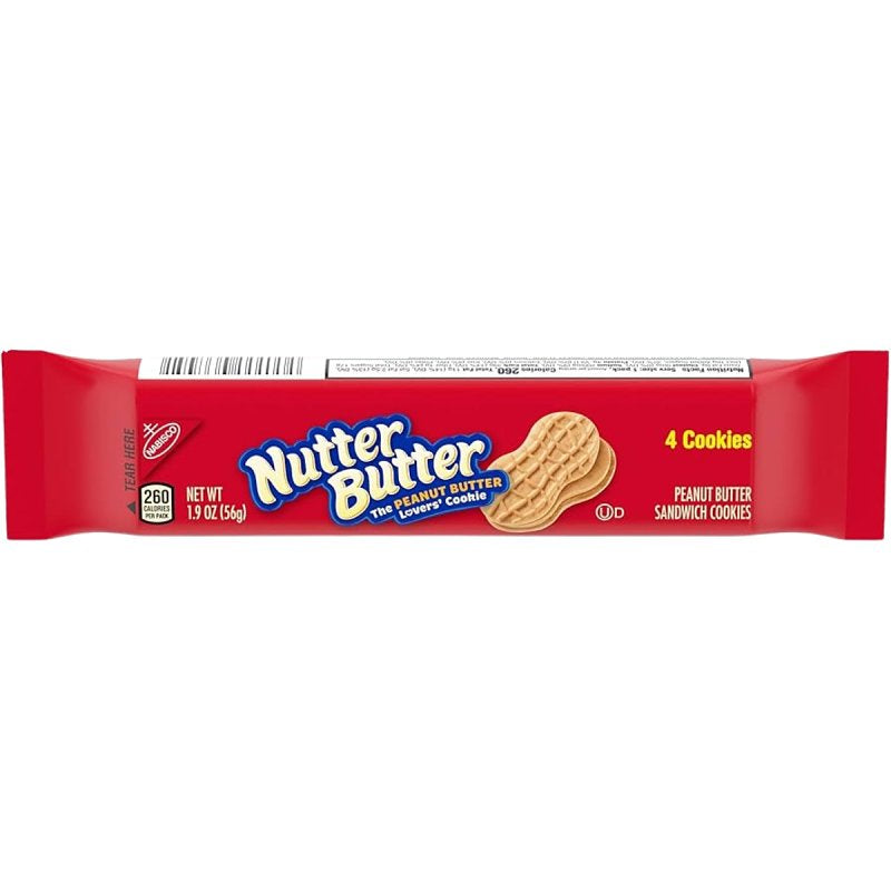 NUTTER BUTTER Nutter Butter 601591 Supermix Lunchbox Cookie, Peanut Butter Sandwich, 1.9 oz Pack HOUSEWARES NUTTER BUTTER