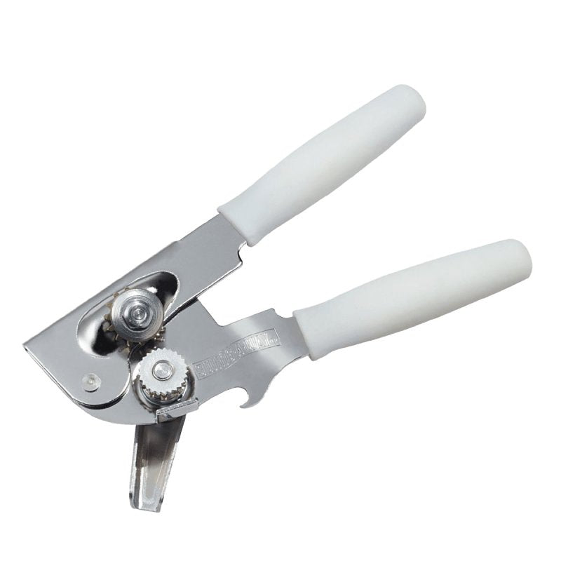 LIFETIME BRANDS Swing-A-Way 407WH Can Opener, Comfort-Grip Handle, Steel, White HOUSEWARES LIFETIME BRANDS