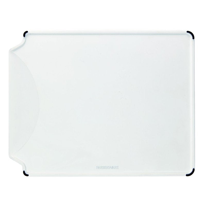 LIFETIME BRANDS Farberware 5244321 Cutting Board, 14 in L, 11 in W, Plastic, White