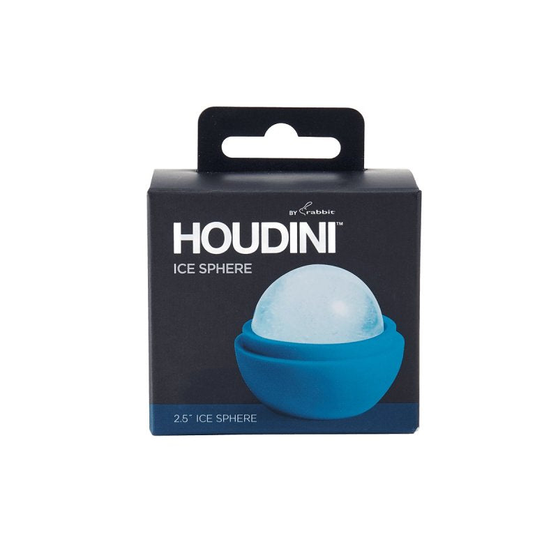 LIFETIME BRANDS Houdini H9-013401T Ice Mold, Silicone, Blue, 2-1/2 in W, Dishwasher Safe: Yes