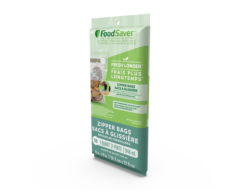 SUNBEAM RIVAL FoodSaver FSFRBZ0216-NP Vacuum Bag, 1 qt Capacity, Clear APPLIANCES & ELECTRONICS SUNBEAM RIVAL