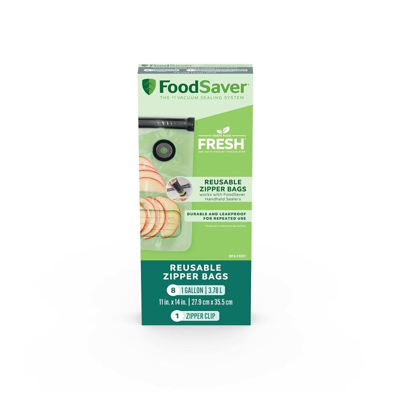 SUNBEAM RIVAL FoodSaver 2193708 Reusable Vacuum Bags, 1 gal