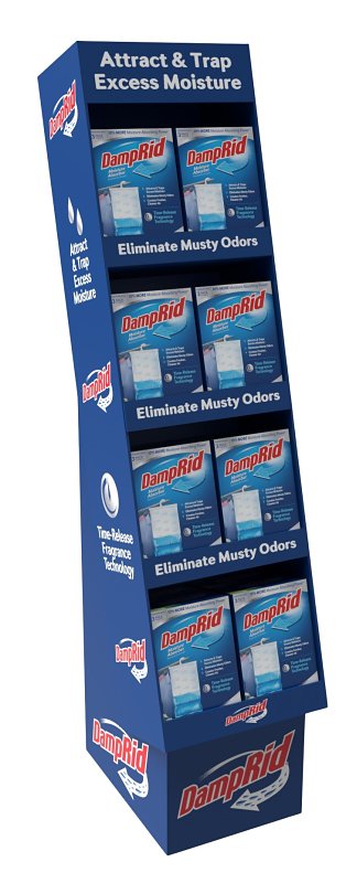 DAMP RID DampRid FG83FSSBD Hanging Moisture Absorber, 15.4 oz Bag, Solid, Fresh