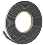 FROST KING Frost King R338H Foam Tape, 3/8 in W, 10 ft L, 3/16 in Thick, Rubber, Black