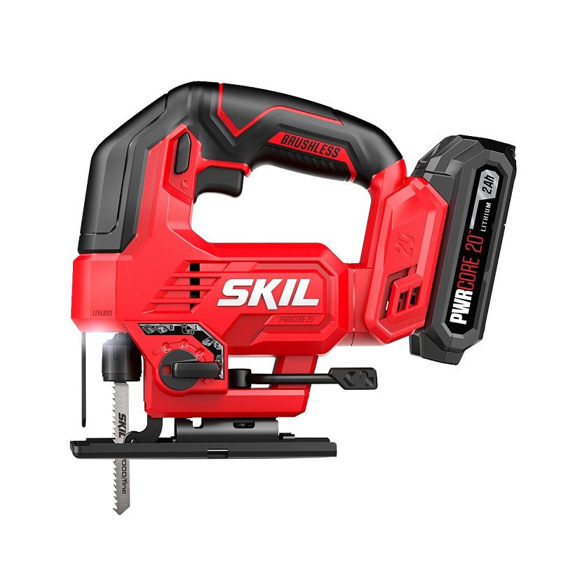 SKIL Skil JS8290B-10 Jigsaw Kit, Battery Included, 20 V, 2 Ah, 1 in L Stroke, 3000 spm SPM TOOLS SKIL