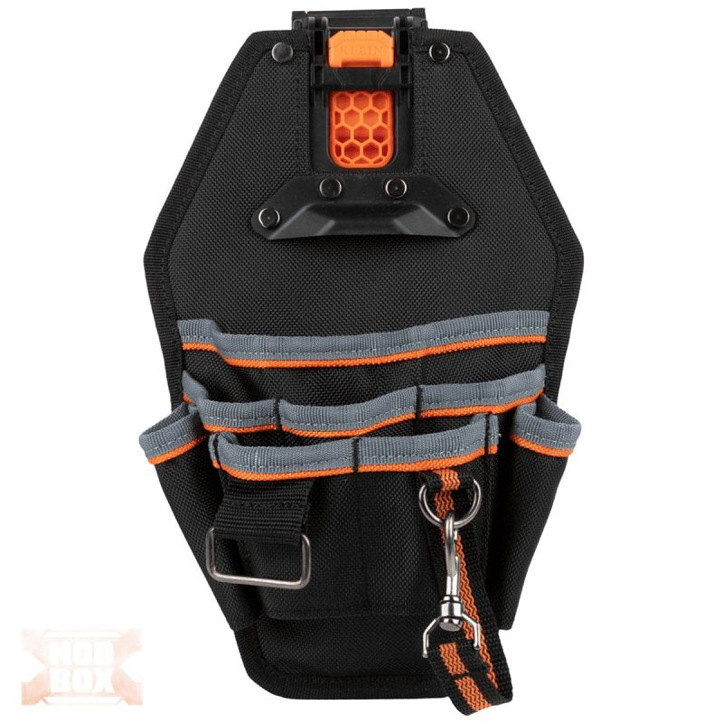 KLEIN Klein Tools MODbox 55832MB Tool Pouch, 120 cu-in, 8-Compartment, Nylon, Black TOOLS KLEIN