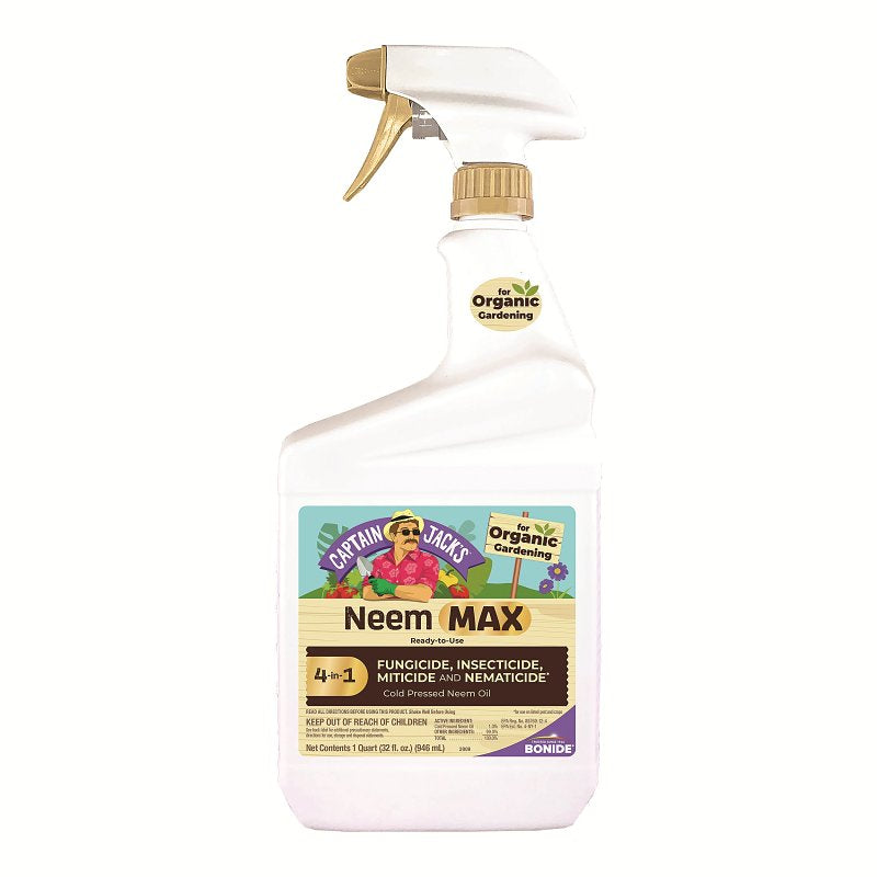CAPTAIN JACKS Captain Jack's 2009 Insecticide, Liquid, Spray Application, Indoor, Outdoor, 32 oz Bottle