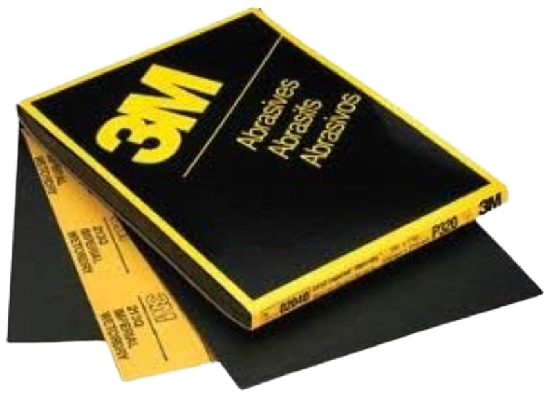 3M 3M Wetordry 02035 Abrasive Sheet, 9 in L, 11 in W, Fine, P800 Grit, Aluminum Oxide Abrasive, Paper Backing PAINT 3M