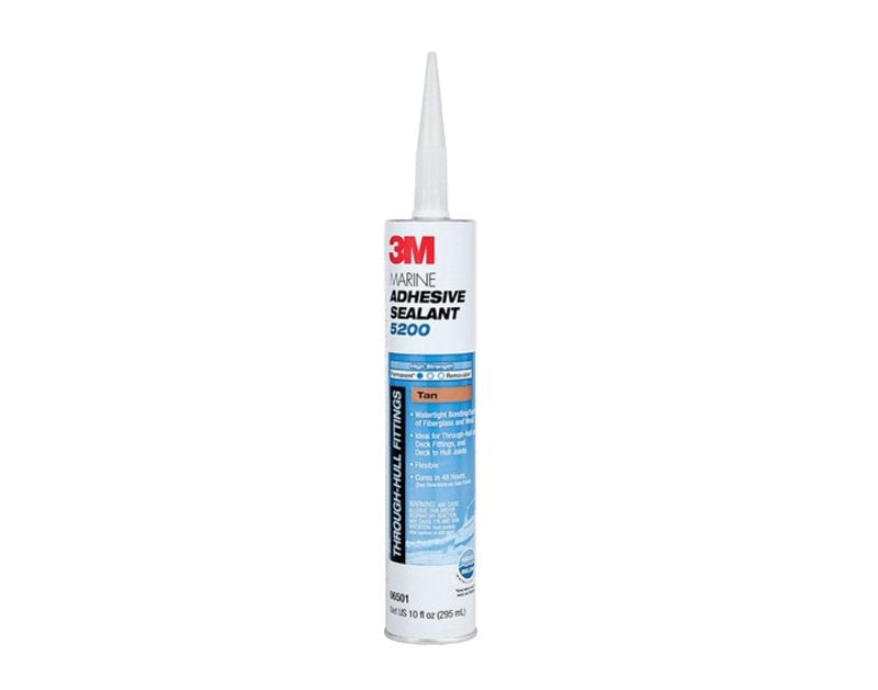 3M 3M 5200 Series 06501 Marine Adhesive Sealant, Paste, Tan, 10 oz Cartridge