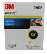 3M ABRASIVE SHEET 400AGRIT 9X11IN PAINT 3M