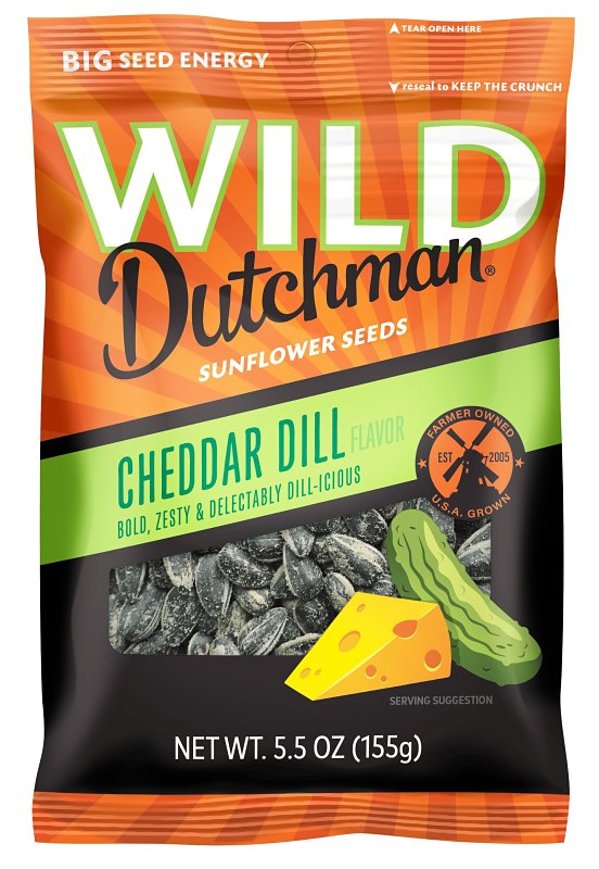 SOUTHERN SUN WILD Dutchman 508 Roasted Sunflower Seed, Cheddar Dill, 5.5 oz Bag HOUSEWARES SOUTHERN SUN