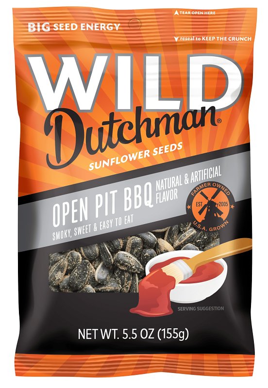 SOUTHERN SUN WILD Dutchman 519 Roasted Sunflower Seed, Open Pit BBQ, 5.5 oz Bag HOUSEWARES SOUTHERN SUN