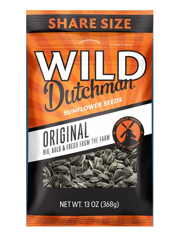 SOUTHERN SUN WILD Dutchman 504 Roasted Sunflower Seed, Original, 13 oz Bag HOUSEWARES SOUTHERN SUN