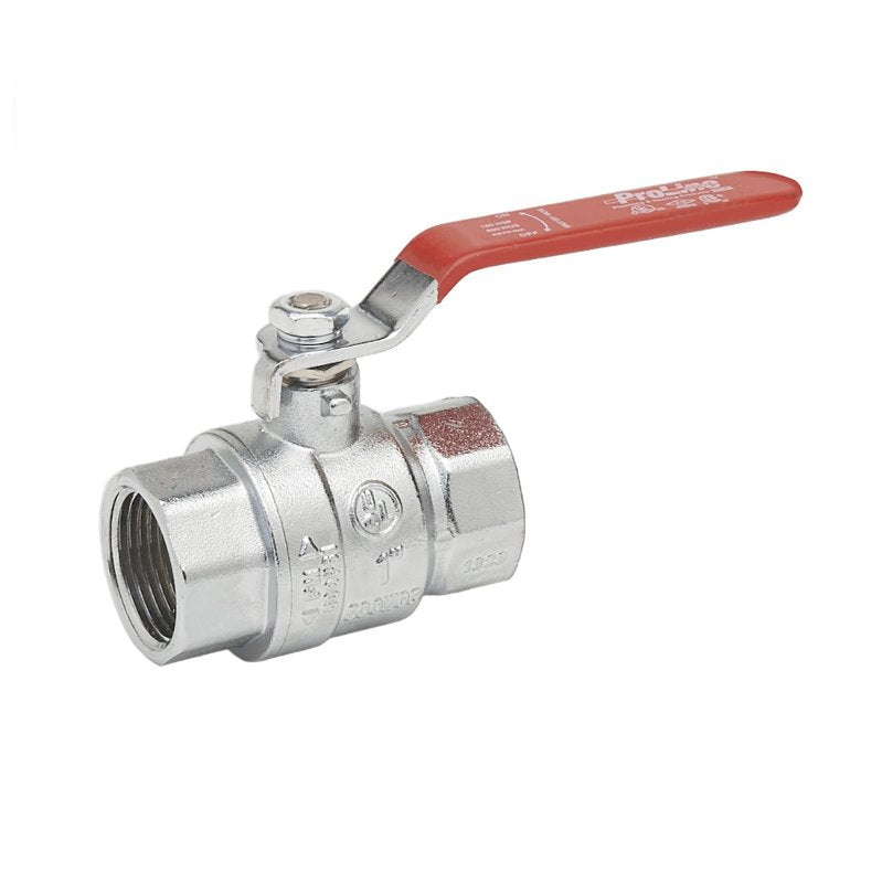 B & K INDUSTRIES B & K 107-824-CP Ball Valve, 3/4 in Connection, FIP, 600 psi, Lever Actuator, Brass Body, -20 to 300 deg F Temperature