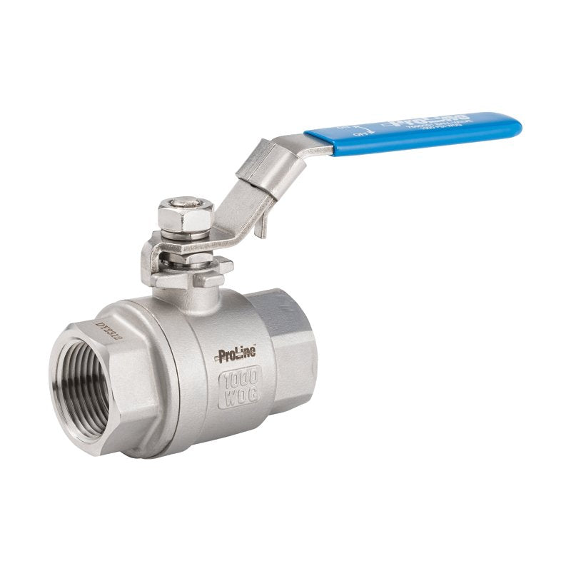 B & K INDUSTRIES ProLine Series 7690SST Series 107-715SS Ball Valve, 1 in Connection, FIP, 600 to 1000 psi Pressure, Handle Actuator LAWN & GARDEN B & K INDUSTRIES
