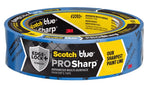 3M Scotch PROSharp Series 2093+-36EC Painter's Tape, 60 yd L, 1.41 in W, Crepe Paper Backing, Blue PAINT 3M