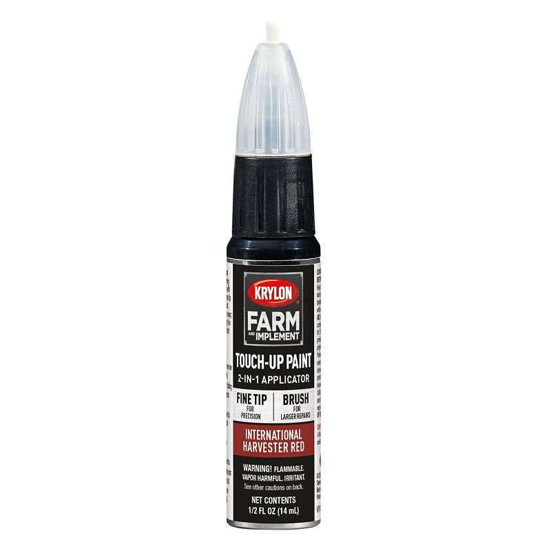 KRYLON PRODUCTS Krylon Farm & Implement Series K02052000 Touch-Up Paint Pen, Fine Tip, International Harvester Red, Works on: Metal