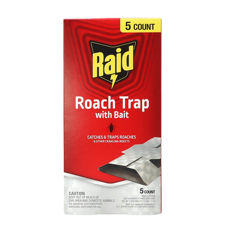 RAID RAID BAITED ROACH GLUE TRAPS 5