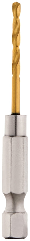 MILWAUKEE Milwaukee SHOCKWAVE 48-89-4603 Impact Drill Bit, 3/32 in Dia, 2.38 in OAL, Twist Flute, 1/4 in Dia Shank, Hex Shank TOOLS MILWAUKEE
