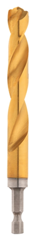 MILWAUKEE Milwaukee SHOCKWAVE 48-89-4621 Impact Drill Bit, 3/8 in Dia, 4.65 in OAL, Twist Flute, 1/4 in Dia Shank, Hex Shank TOOLS MILWAUKEE