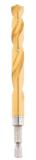 MILWAUKEE Milwaukee SHOCKWAVE 48-89-4623 Impact Drill Bit, 13/32 in Dia, 4.8 in OAL, Twist Flute, 1/4 in Dia Shank, Hex Shank