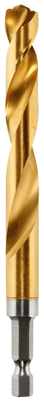 MILWAUKEE Milwaukee SHOCKWAVE 48-89-4624 Impact Drill Bit, 27/64 in Dia, 4.88 in OAL, Twist Flute, 1/4 in Dia Shank, Hex Shank TOOLS MILWAUKEE