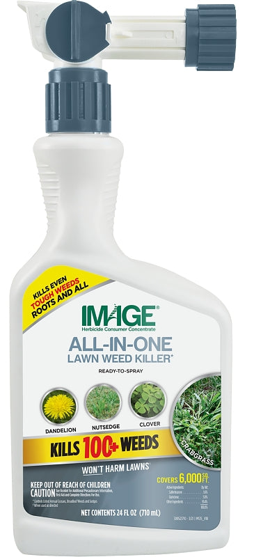 IMAGE IMAGE 100523494 Weed Killer, Liquid, Amber, Spray Application, 24 oz, Mild Chemical