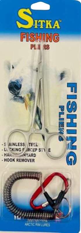 GSM Stopper Lures Sitka Series KE-STK-FC6L Forceps with Lanyard