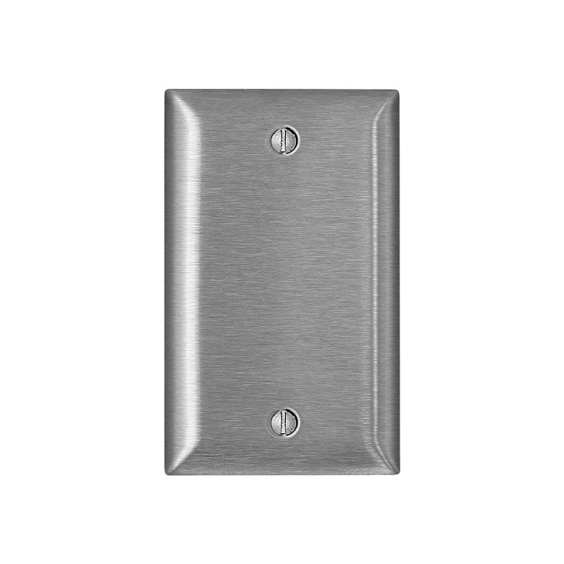 LEVITON Leviton C SL13 Magnetic Blank Wallplate, 2.79 in L, 4.54 in W, 1.8 in Thick, 1 -Gang, Stainless Steel ELECTRICAL LEVITON