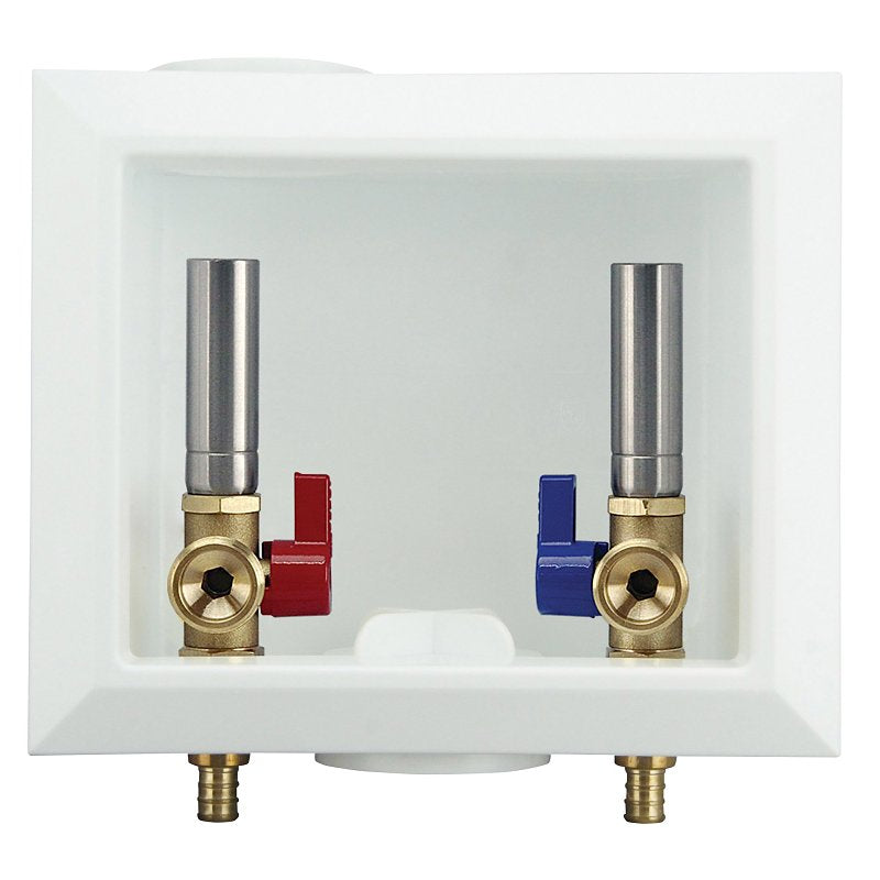 APOLLO Apollo APXBOXWMWH Washing Machine Outlet Box with Water Hammer Arrestors PLUMBING, HEATING & VENTILATION APOLLO