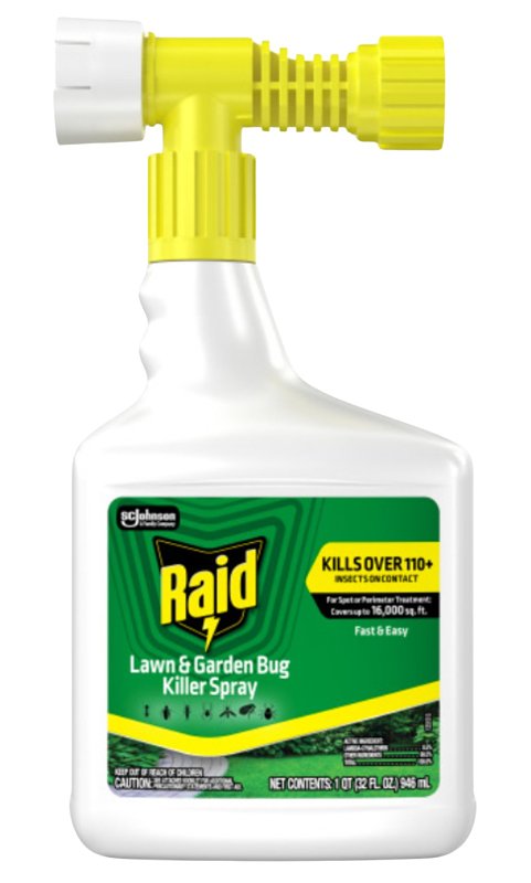 RAID BUG KILLER SPRAY HOSE END 32OZ LAWN & GARDEN RAID