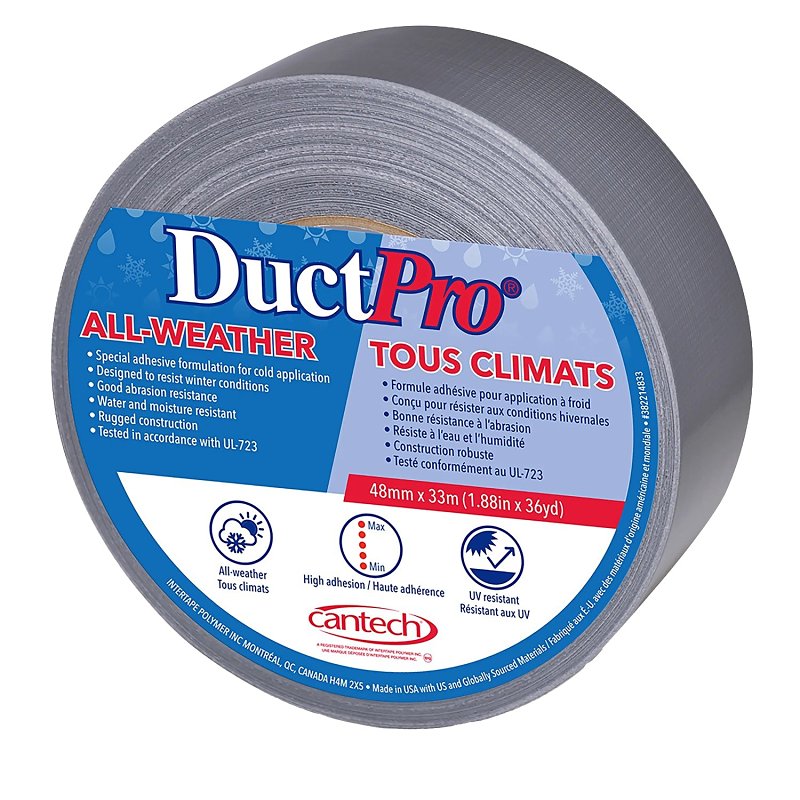 INTERTAPE POLYMER DUCT TAPE POLYE SILVER 48MMX3M