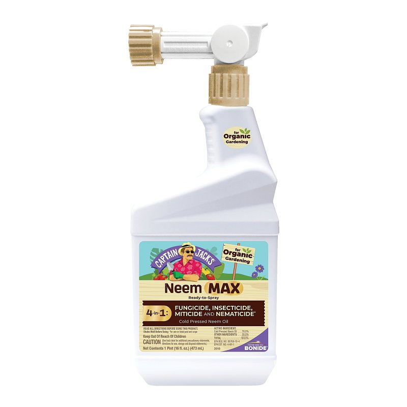CAPTAIN JACKS Captain Jack's 2010 Insecticide, Liquid, Sprayer Application, Outdoor, 16 oz