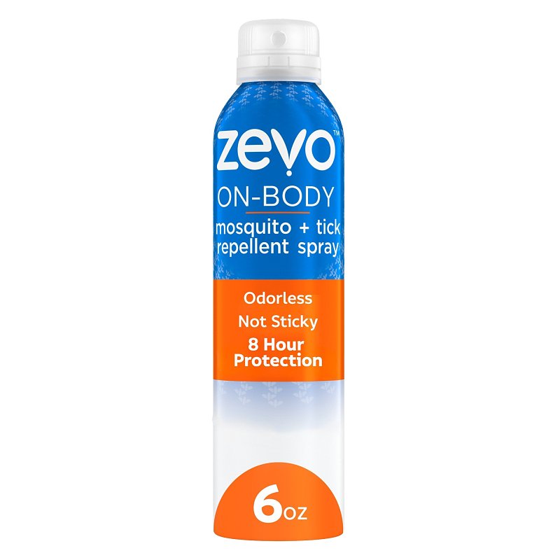 ZEVO Zevo 810121290153 On-Body Mosquito and Tick Repellent, 6 oz, Aerosol LAWN & GARDEN ZEVO