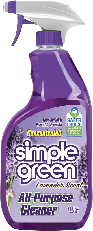 SIMPLE GREEN Simple Green 1610001200032 All-Purpose Cleaner, 32 fl-oz Spray Bottle, Liquid, Lavender, Purple CLEANING & JANITORIAL SUPPLIES SIMPLE GREEN