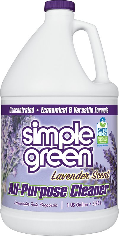 SIMPLE GREEN Simple Green 1610000600128 All-Purpose Cleaner, 1 gal Jug, Liquid, Lavender, Purple CLEANING & JANITORIAL SUPPLIES SIMPLE GREEN