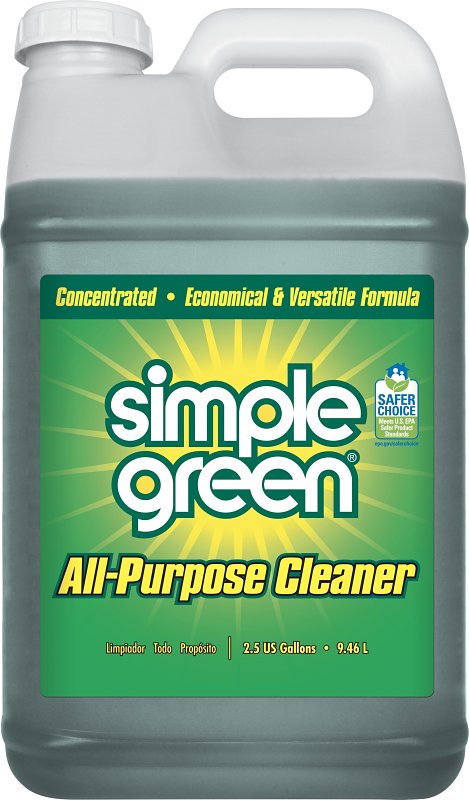 SIMPLE GREEN Simple Green 2710100213225 All-Purpose Cleaner, 2.5 gal, Liquid, Sassafras, Green CLEANING & JANITORIAL SUPPLIES SIMPLE GREEN