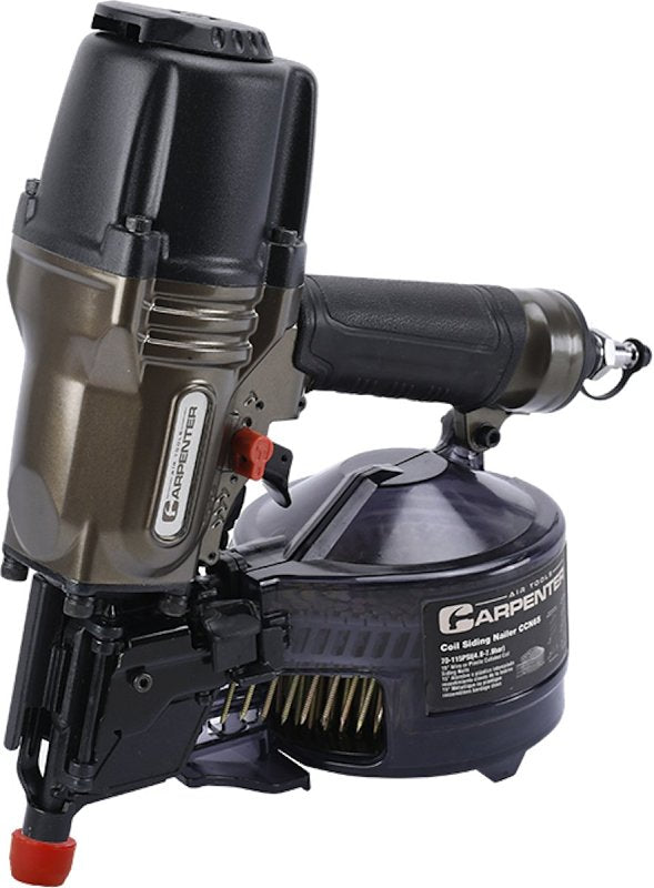 CARPENTER AIR TOOLS Carpenter Air Tools CCN65 Coil Siding Nailer, 250 Magazine, Coil Collation, 1-1/2 to 2-1/2 in Fastener TOOLS CARPENTER AIR TOOLS